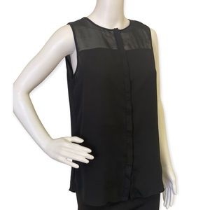 TAHARI Sheer Shoulder Tank